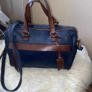 Fossil, Molly satchel, navy blue
